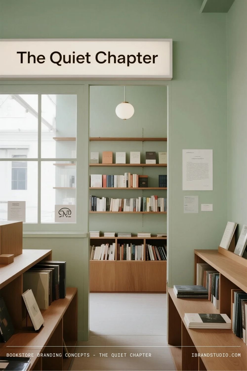 Bookstore Branding Concepts: The Quiet Chapter