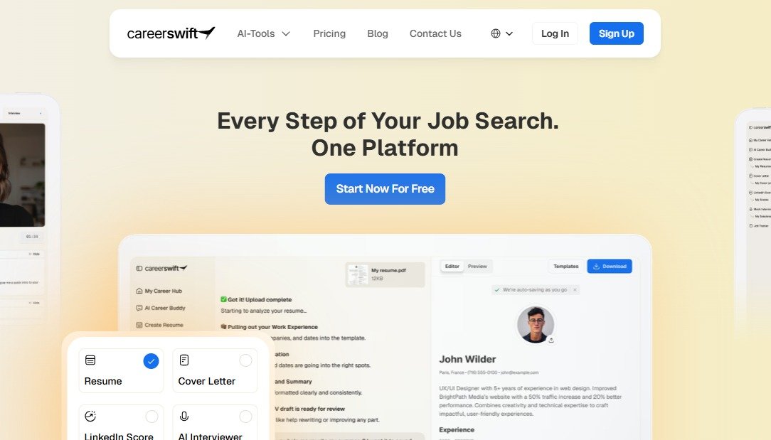 CareerSwift: The All-in-One Powerhouse