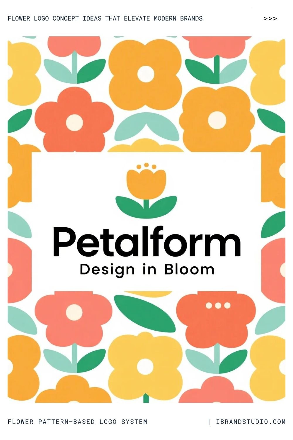 Flower Pattern–Based Logo System