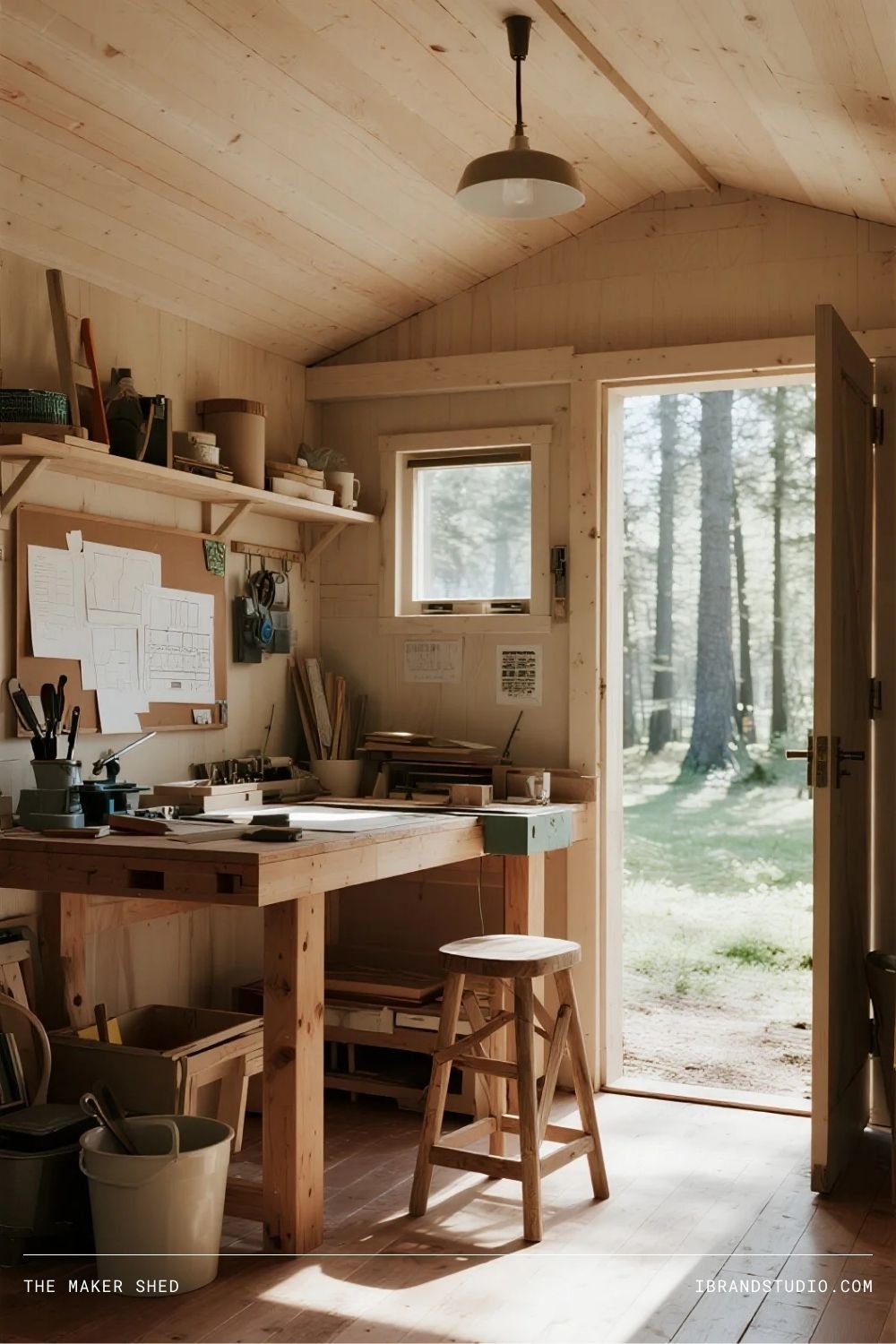 forest-haven workspace ideas: The Maker Shed