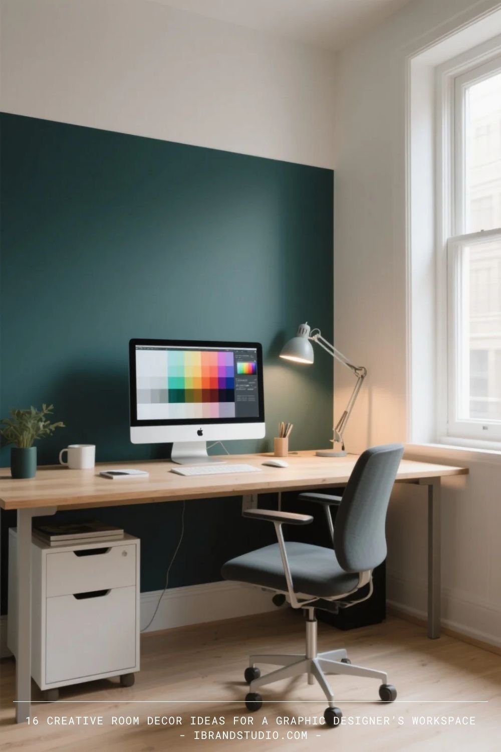 Graphic Designer Workspace Room Decor Ideas: Use Color and Lighting with Purpose