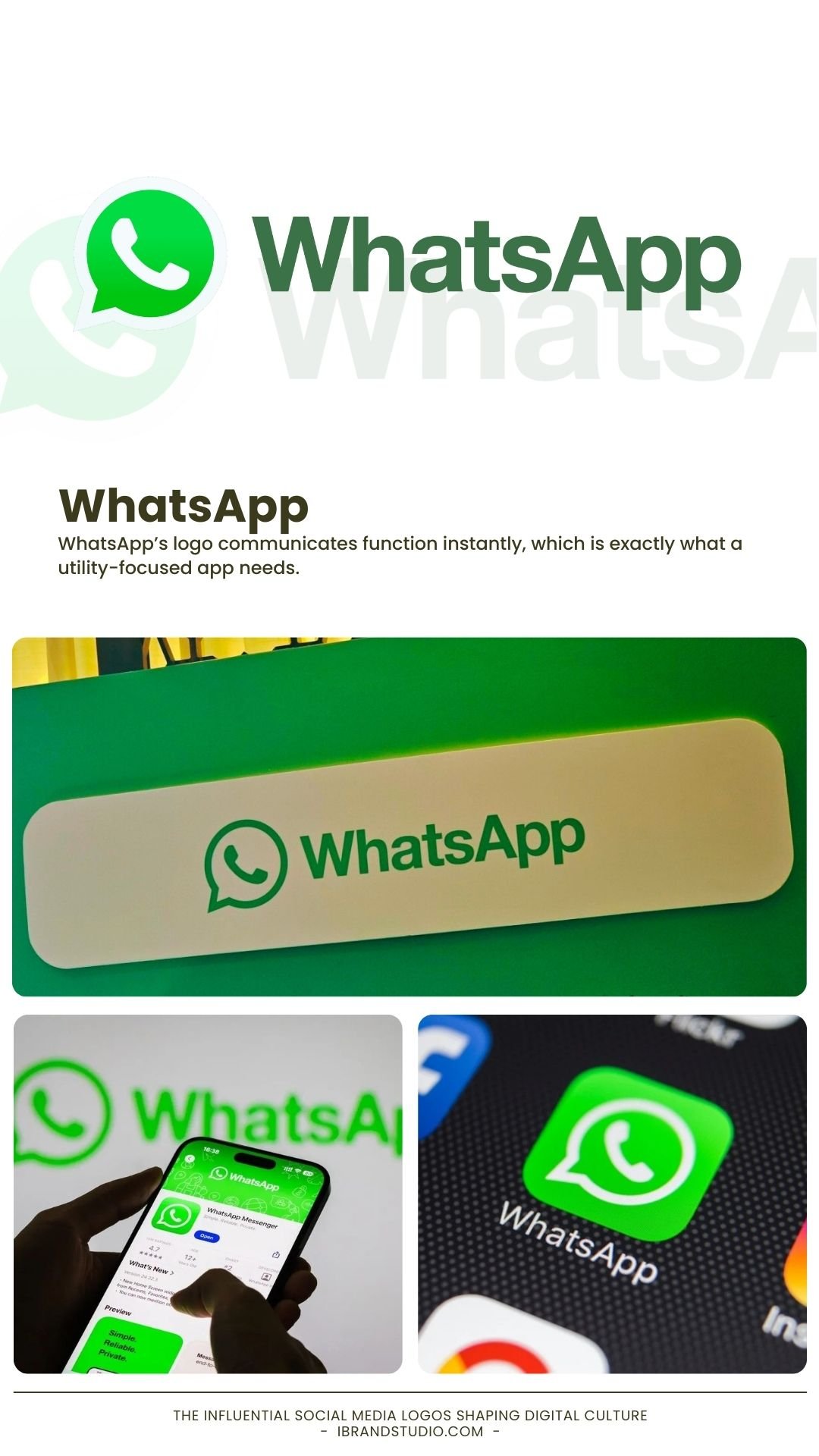 WhatsApp – Clear, Friendly, and Trustworthy