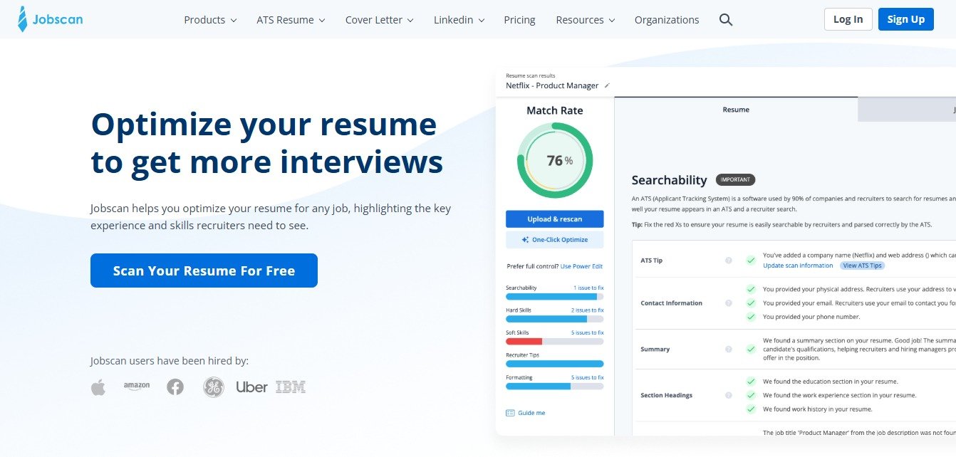 Jobscan: The Optimizer