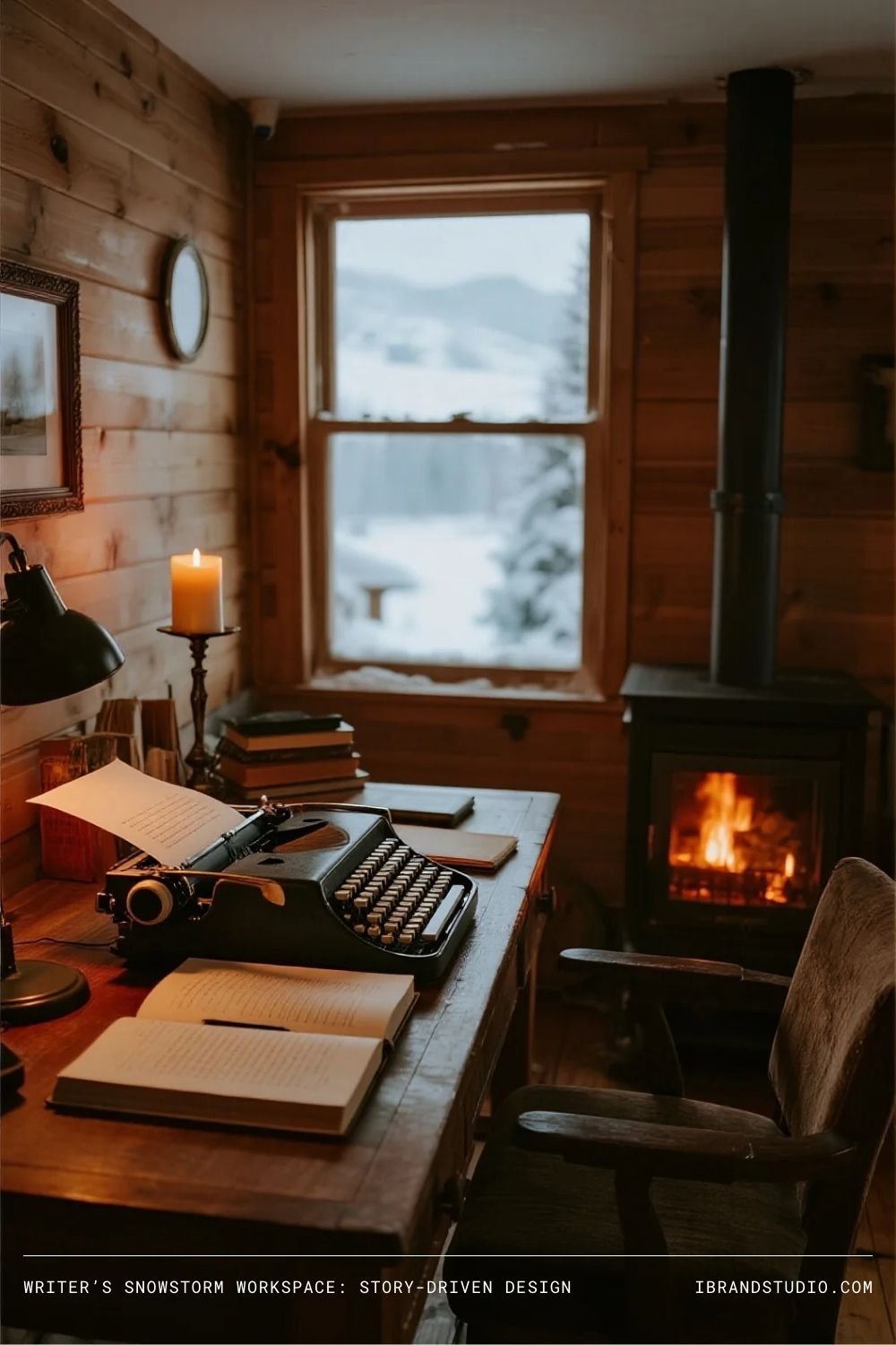 Writer’s Snowstorm Workspace