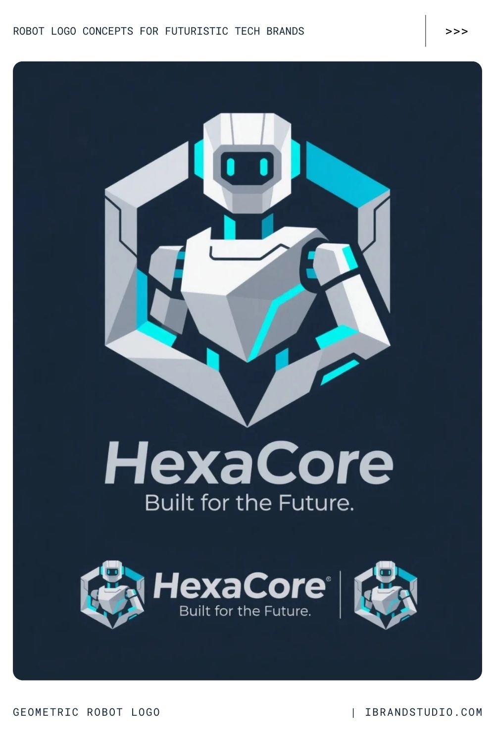 Geometric Robot Logo