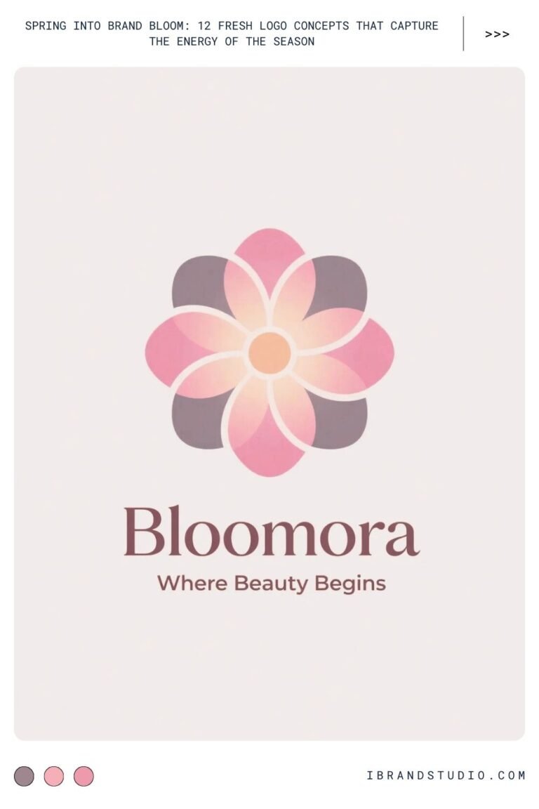 Spring Emblem Simple 11 Fresh Spring Logo Concepts for a Brand Bloom