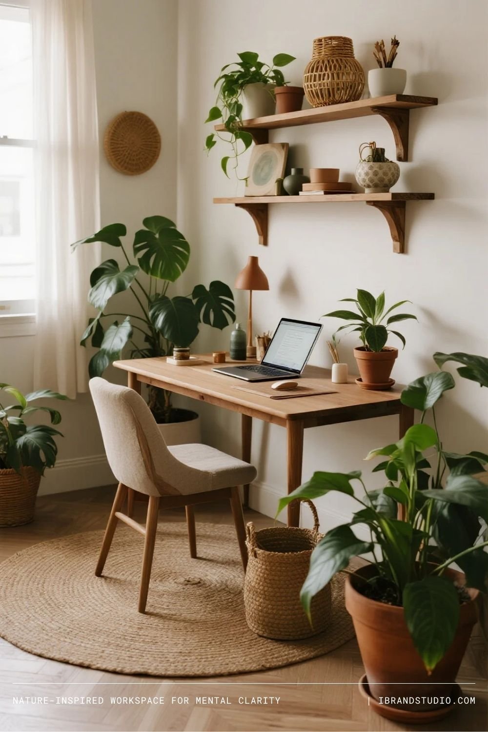 Nature-Inspired Workspace for Mental Clarity