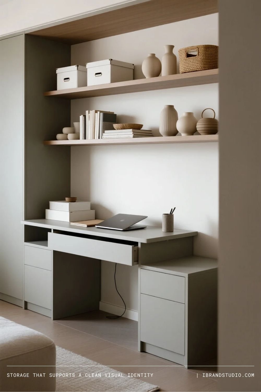 Storage That Supports a Clean Visual Identity