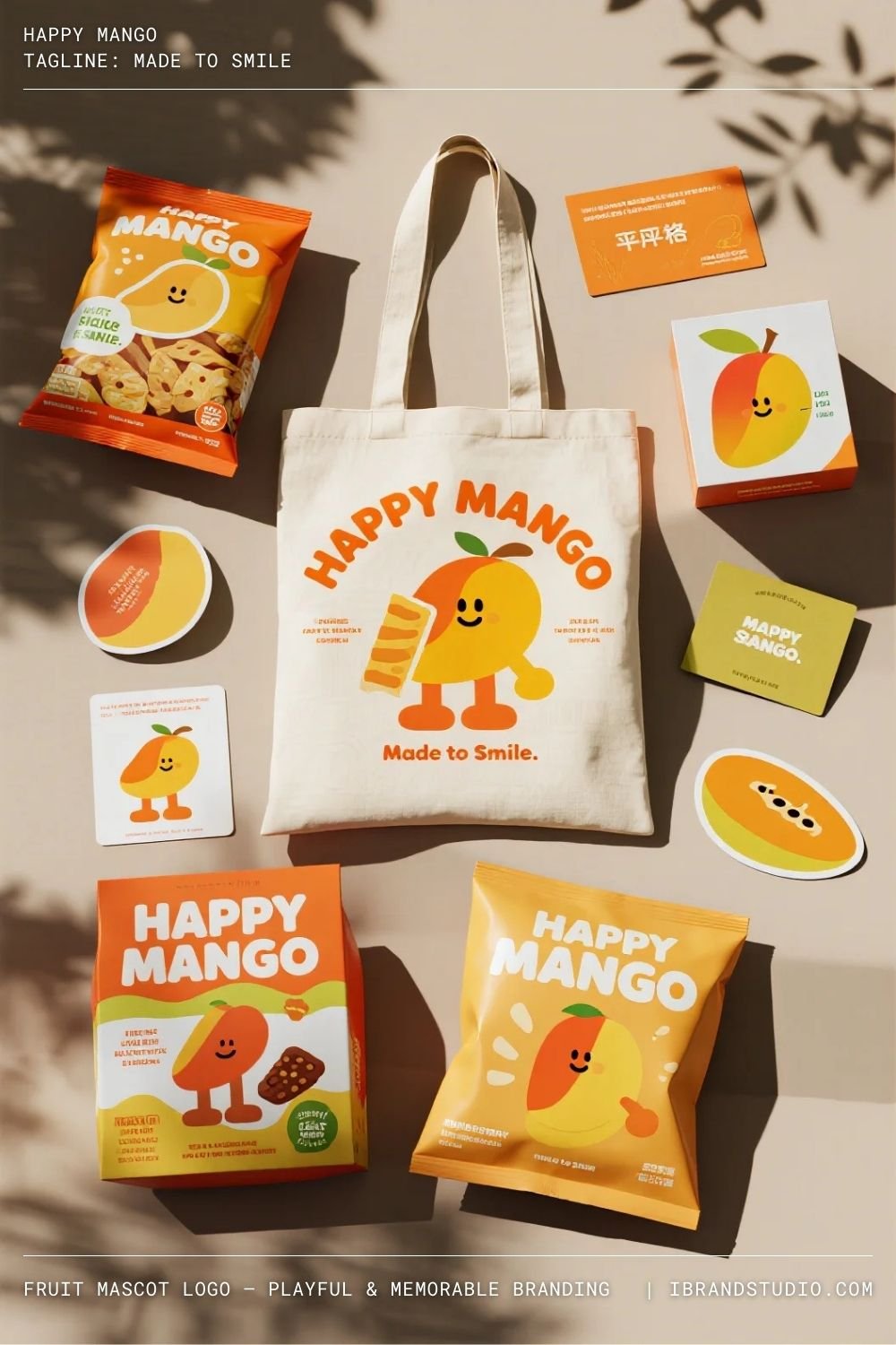 Fruit Mascot Logo – Playful & Memorable Branding