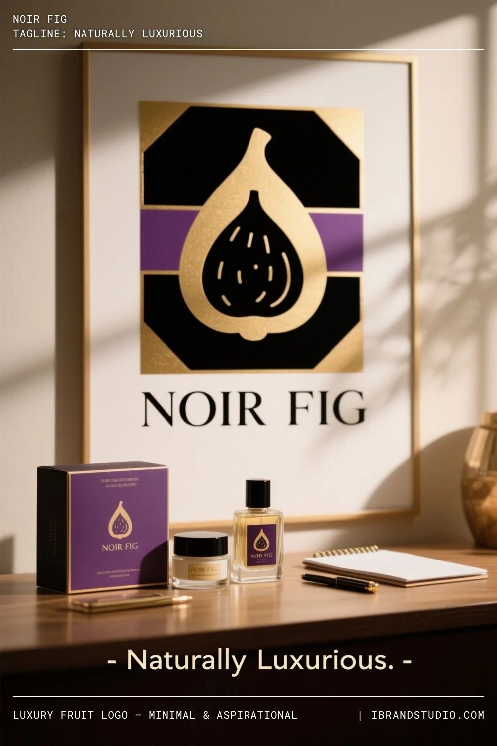 Luxury Fruit Logo – Minimal & Aspirational