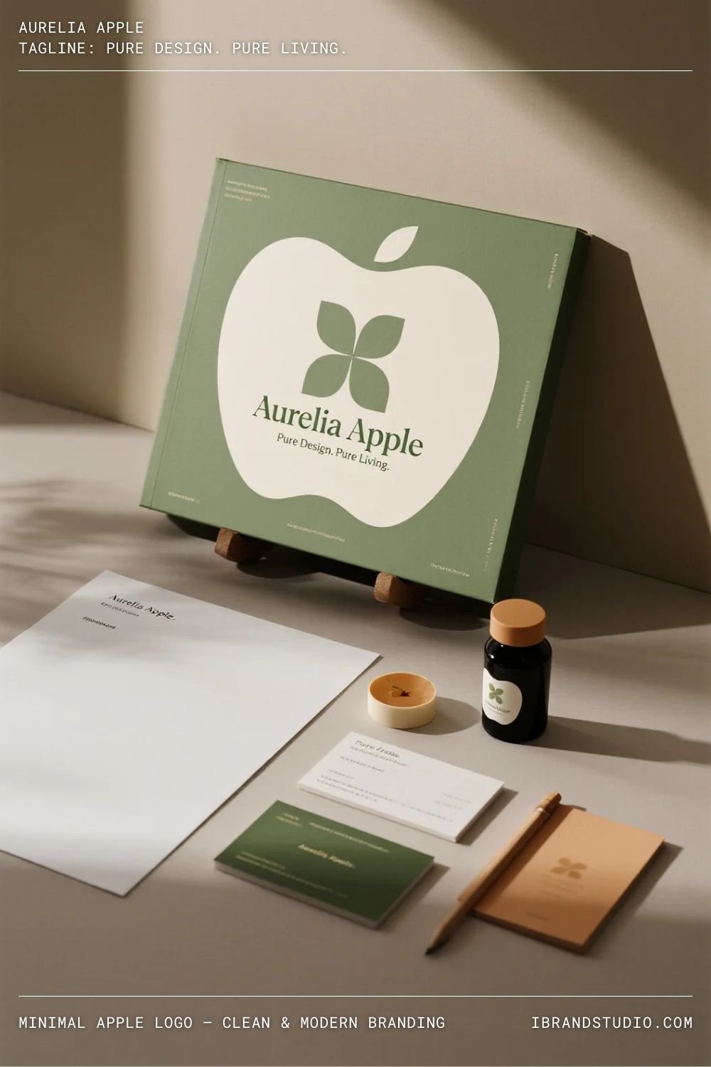 Minimal Apple Logo – Clean & Modern Branding