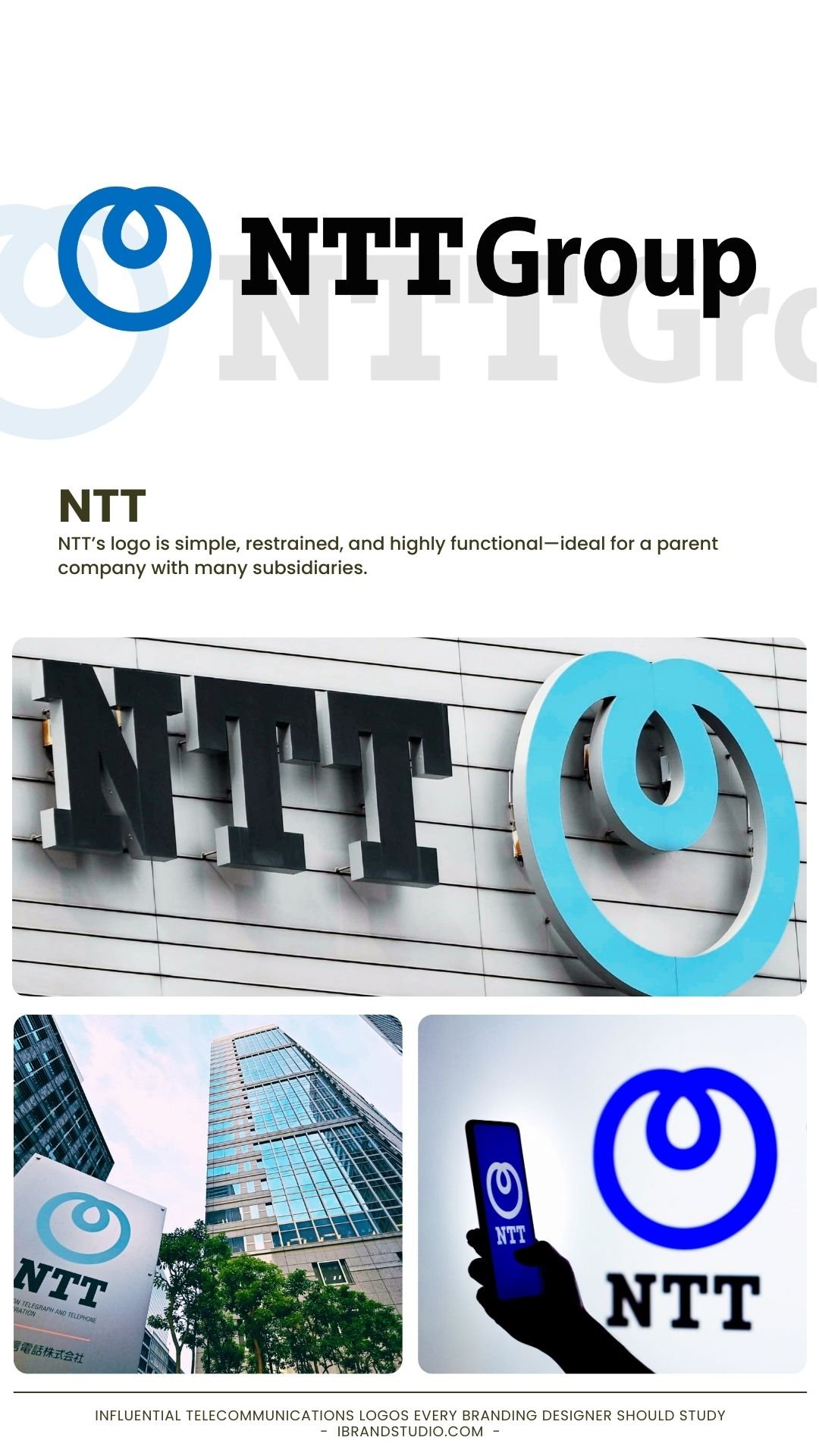 NTT – Corporate Minimalism That Lasts
