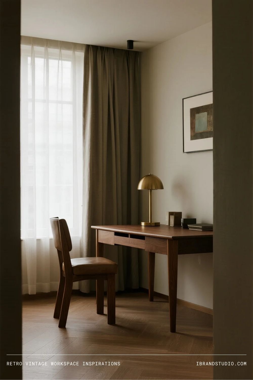 Mid-Century Modern Workspace for Writers