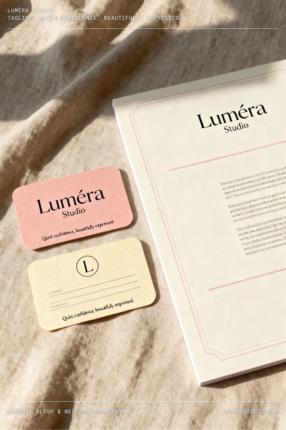 Minimal Blush & Neutral Branding