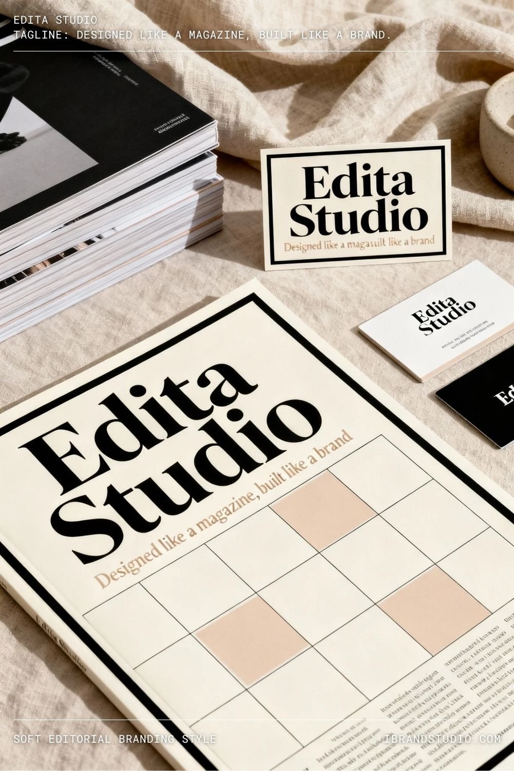 Soft Editorial Branding Style