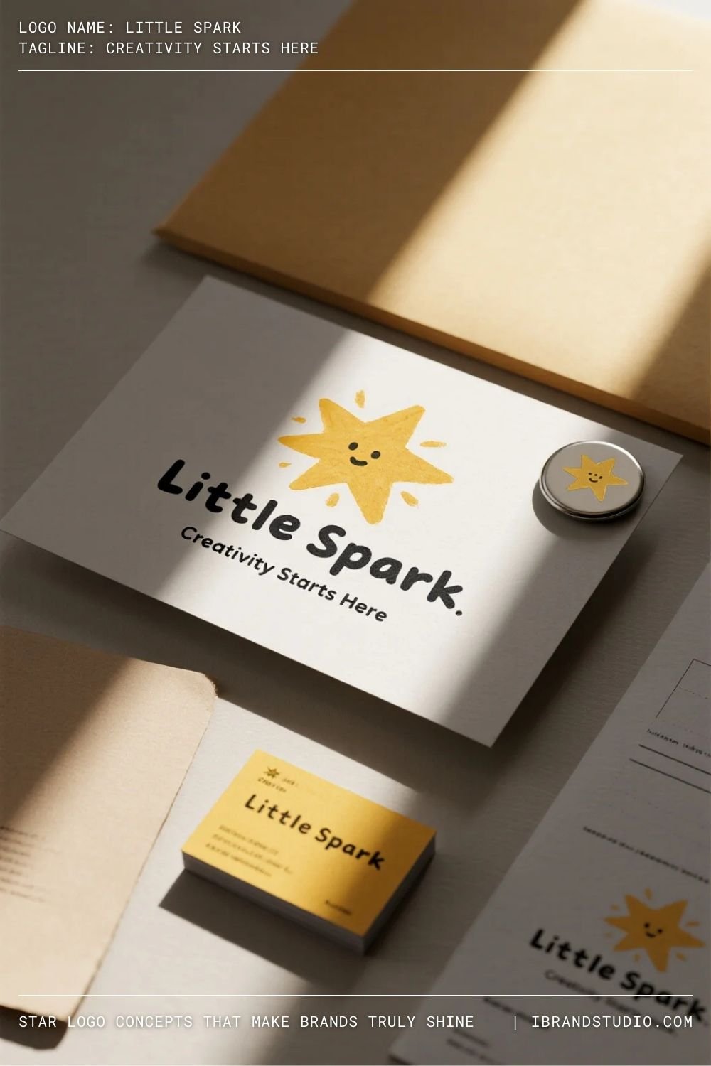 Start Logo Concepts: Hand-Drawn Star