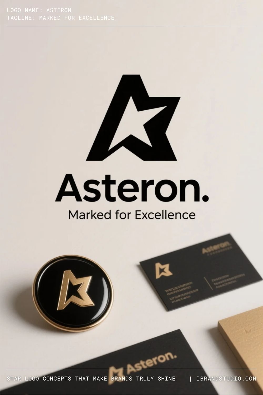 Start Logo Concepts: Star and Lettermark Integration