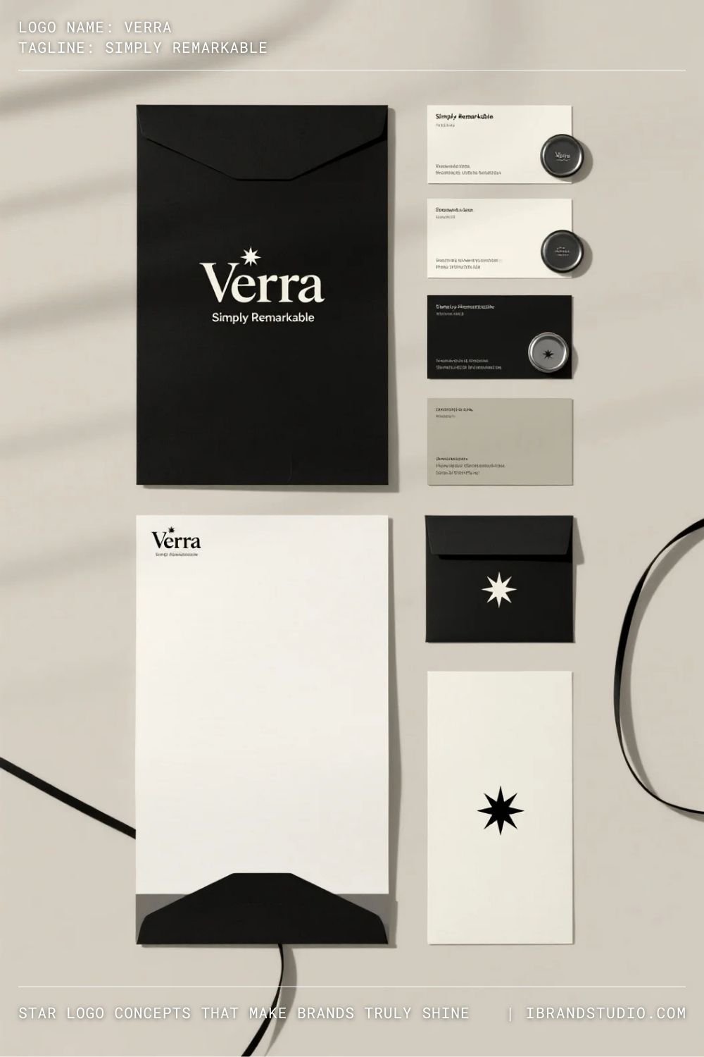 Start Logo Concepts: Star as a Supporting Brand Element