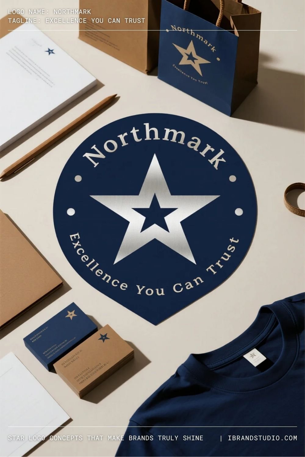 12 Star Logo Concepts for a Celestial Identity