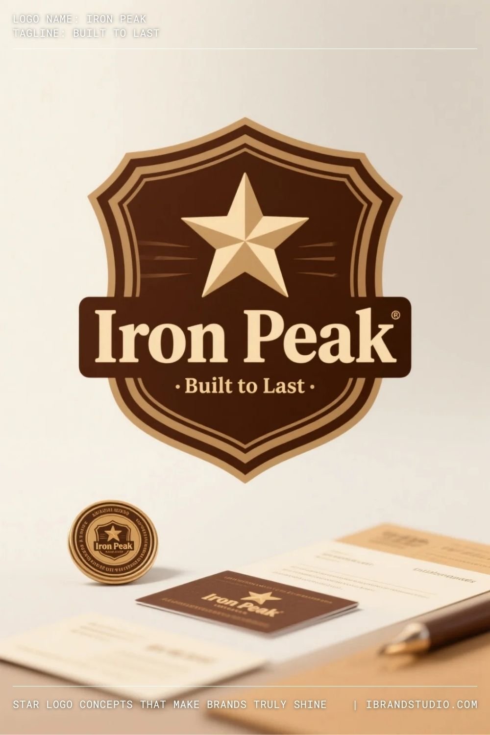 Start Logo Concepts: Vintage Badge Star